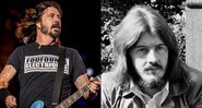 Montagem de Dave Grohl do Foo Fighters (Foto: Renan Olivetti/ I Hate Flash) e John Bonham (Foto: AP)