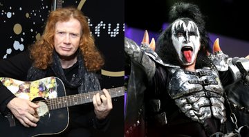 Dave Mustaine, Gene Simmons (Foto: Getty Images)