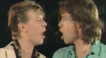 David Bowie e Mick Jagger em ‘Dancing in the Street’ (Foto: Reprodução/Youtube)
