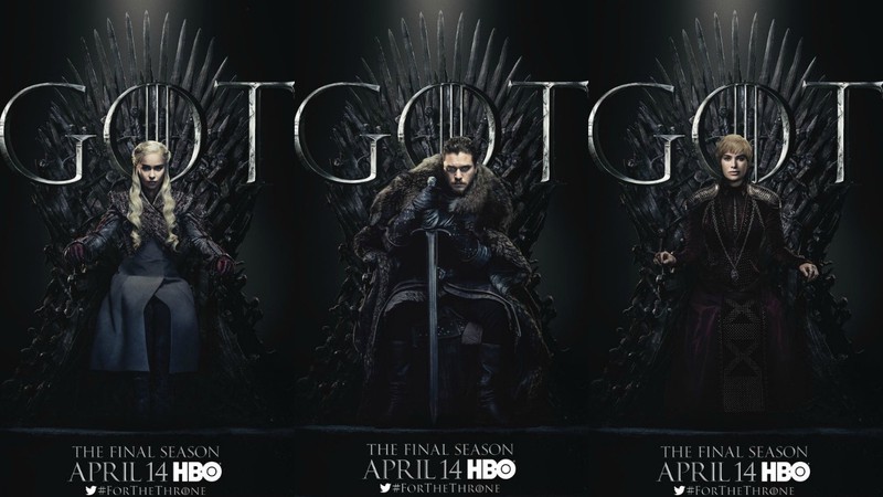 Emilia Clarke (Daenerys Targaryen),  Kit Harington (Jon Snow) e Lena Headey (Cersei lannister) (Foto: Divulgação / HBO)