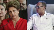 Dilma Rousseff (Foto: Mario Tama/Getty Images) | Mano Brown em evento de Mano a Mano (Foto: Reprodução /Twitter)