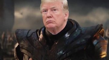 Donald Trump como Thanos (Foto: Twitter / Reprodução)