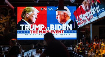 Donald Trump e Joe Biden (Foto: Sarah Silbiger/Getty Images)