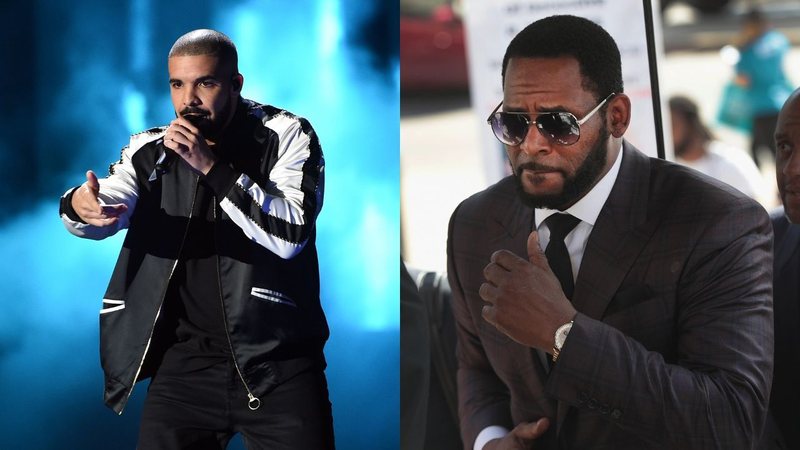 Drake (Foto: Kevin Winter/Getty Images) / R. Kelly (Foto: Scott Olson/Getty Images)