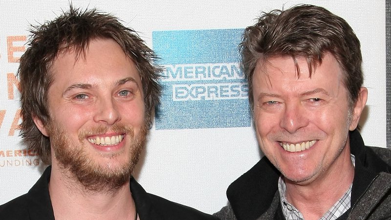 Duncan Jones e David Bowie (Foto: Michael Loccisano/Getty Images)
