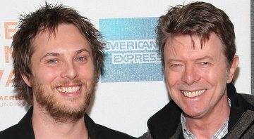 Duncan Jones e David Bowie (Foto: Michael Loccisano/Getty Images)