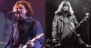 Eddie Vedder e Joey Ramone (Foto 1: AXEL SEIDEMANN/AP Images | Foto 2: PAUL BERGEN/REDFERNS/GETTY IMAGES)