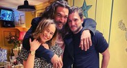 Emilia Clarke, Jason Momoa e Kit Harington (Foto: Reprodução/Instagram)
