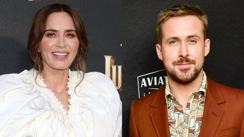 Emily Blunt (Foto: Jesse Grant/Getty Images) e Ryan Gosling (Foto: Rodin Eckenroth / Getty Images)