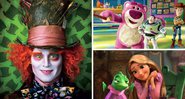 Alice, Toy Story e Enrolados (Fotos: Divulgação / Disney)