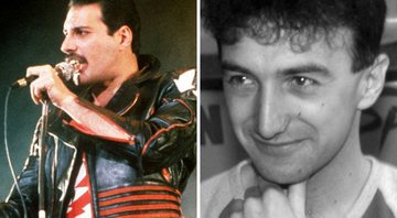Freddie Mercury (foto: AP/ Gill Allen) e John Deacon (Foto: Walter Mcbride / Media Punch PX)