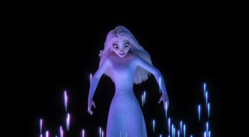 Elsa no novo trailer de Frozen 2 (Foto: Reprodução)