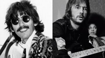 George Harrison (Foto: Divulgação/AP) e Eric Clapton (Foto: Reprodução / YouTube)
