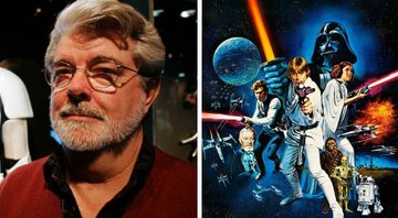George Lucas (Foto: Winslow Townson/AP) e Star Wars (Foto: Reprodução)