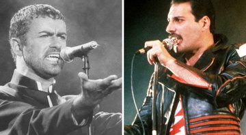 George Michael (Foto: Agencia Estado/AP Images) e Freddie Mercury (Foto: Gill Allen / AP)
