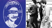 Capa de "God Save the Queen" à esquerda e Sex Pistols à direita (Foto 1: Reprodução e Foto 2: AP)