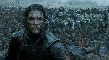 Jon Snow em cenas de Game of Thrones (Foto: reprodução/HBO)