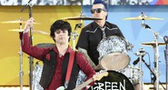 Billie Joe Armstrong e Tre Cool do Green Day (Foto:Greg Allen/Invision/AP)