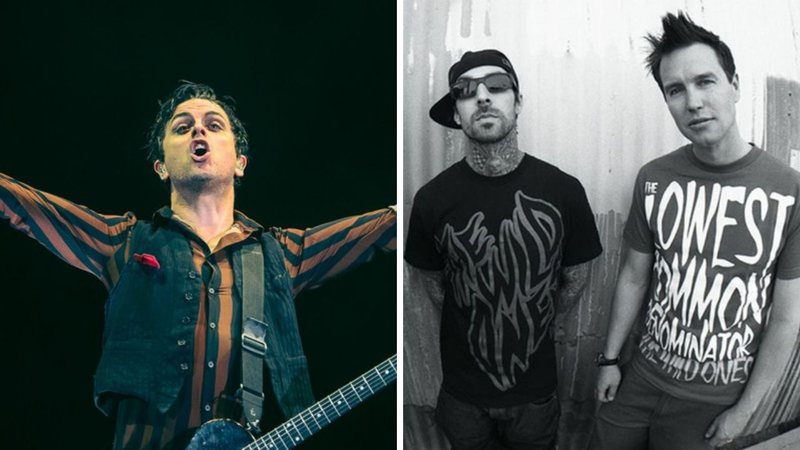 Billie Joe Armstrong, vocalista do Green Day (Foto: Stephan Solon/Divulgação) e Blink-182 (Foto: Interscope Records/AP)