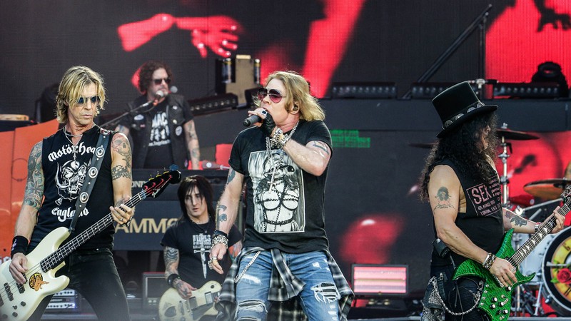 Guns N' Roses em 2018 (Foto: Abaca Press/AP)