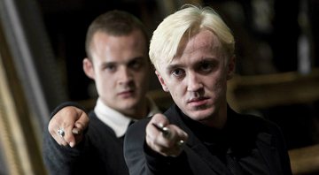 Tom Felton como Draco Malfoy em Harry Potter (Foto: Reprodução)