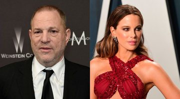 Harvey Weinstein (Foto: Chris Pizzello / Invisio / AP) e Kate Beckinsale (Foto: AP)