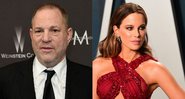 Harvey Weinstein (Foto: Chris Pizzello / Invisio / AP) e Kate Beckinsale (Foto: AP)