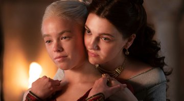 Rhaenyra Targaryen e Alicent Hightower em House of the Dragon (Foto: Reprodução / HBO )
