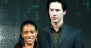 Jada Pinkett Smith e Keanu Reeves em 2004 (Foto: Junko Kimura/Getty Images)