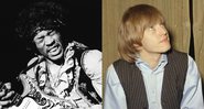 Jimi Hendrix (Foto: Bruce Fleming / AP) e Brian Jones (Foto: AP)