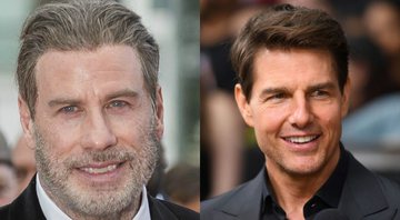 John Travolta e Tom Cruise (Foto 1: Arthur Mola/Invision/AP | Foto 2: AFP/Arquivos)