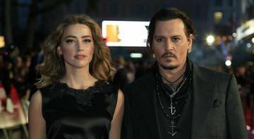 Amber Heard e Johnny Depp (Foto: Jonathan Brady / PA Wire Press Association via AP)
