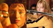 Elijah Wood como Frodo em O Senhor dos Anéis (Foto: Divulgação/Netflix) / Uma Thurman em Kill Bill (Foto: Reprodução)