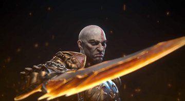 Kratos de God of War II reimaginado (Reprodução/Alvaro Zabala)