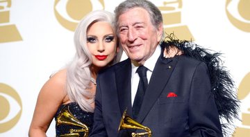Lady Gaga e Tony Bennett (Foto: Frazer Harrison / Getty Images)