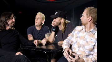 O Foo Fighters, pilotado por Dave Grohl, à esquerda - Matt Sayles/AP