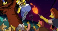 Springfield quer pôr fogo no traseiro de Homer, em "Os Simpsons - O filme"