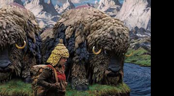 "Wanderlust" coloca Björk ao lado de animais gigantes e um cenário psicodélico - Reprodução
