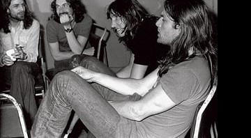 Da esquerda para a direita: a banda em Brighton Dome (janeiro de 1972) - Nick, Rick, Roger e David - Divulgação