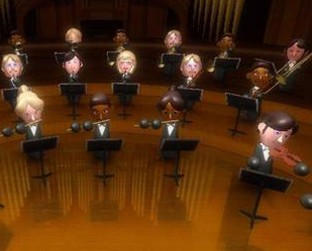 Com o <i>Wii Music</i>, jogadores transformam controle em 15 instrumentos musicais, de bateria a saxofone - Reprodução