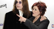 Ozzy e Sharon Osbourne, pouco antes do Classic Rock Awards: "príncipe das trevas" foi eleito lenda viva do rock - Reprodução/Site oficial
