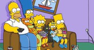 Os Simpsons na clássica cena do sofá - Reprodução
