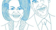 O casal Michelle e Barack Obama, amigos assumidos de Carla Bruni, também ganham homenagem no site da primeira-dama da França - Reprodução/Site oficial