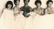 Barão Vermelho em 1982, ano de lançamento do disco de estreia (da esquerda pra direita: Maurício Barros, Dé, Cazuza, Frejat e Guto Goffi) - Reprodução/Site oficial