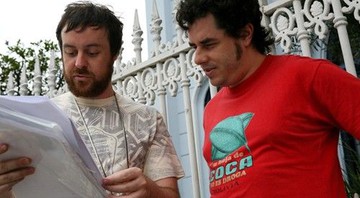 Dennison Ramalho e Marco de Castro, autor do conto que deu origem ao curta <i>Ninja</i> - Divulgação