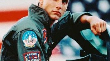 Tom Cruise em <i>Top Gun</i>, de 1986 - Reprodução