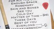 Setlist do show secreto do Foo Fighters - Reprodução