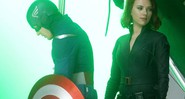 Os Vingadores - Chris Evans e Scarlett Johansson
