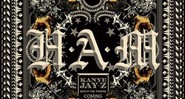 A capa de "H.A.M.", divulgada por Kanye West no Twitter - Reprodução