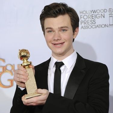 Chris Colfer, que venceu como melhor ator coadjuvante de TV graças ao papel de Kurt Hummel em <i>Glee</i> - AP